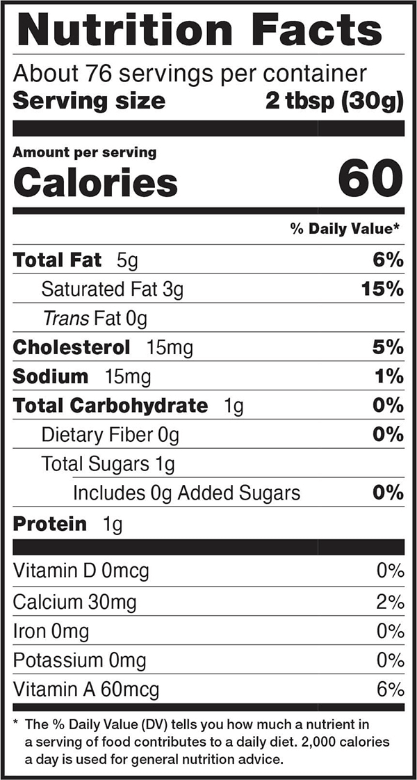 Calories in Sour Cream